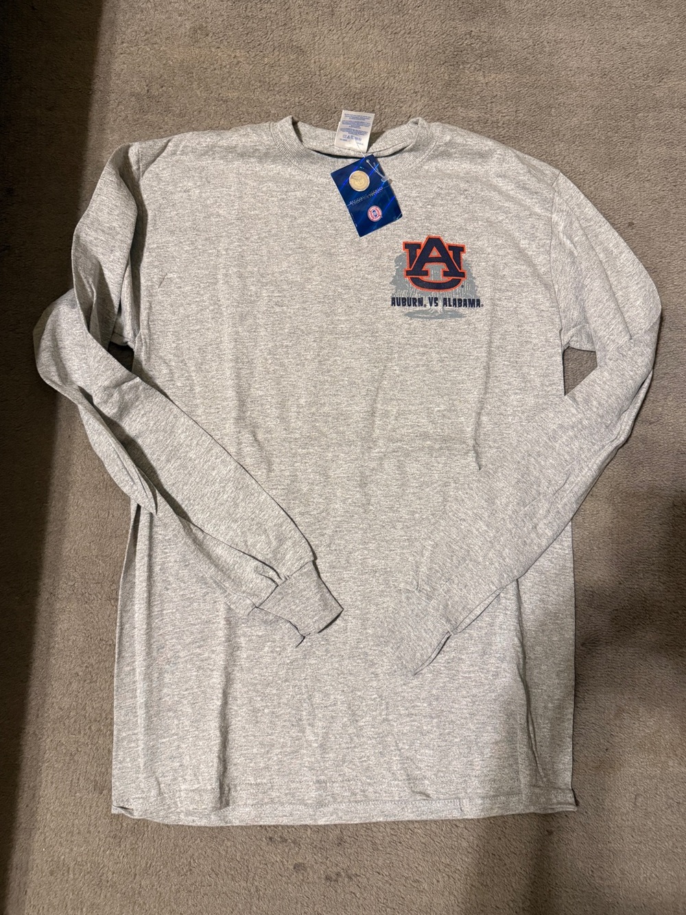 2010 Auburn vs Alabama Iron Bowl Shirt NWT Small